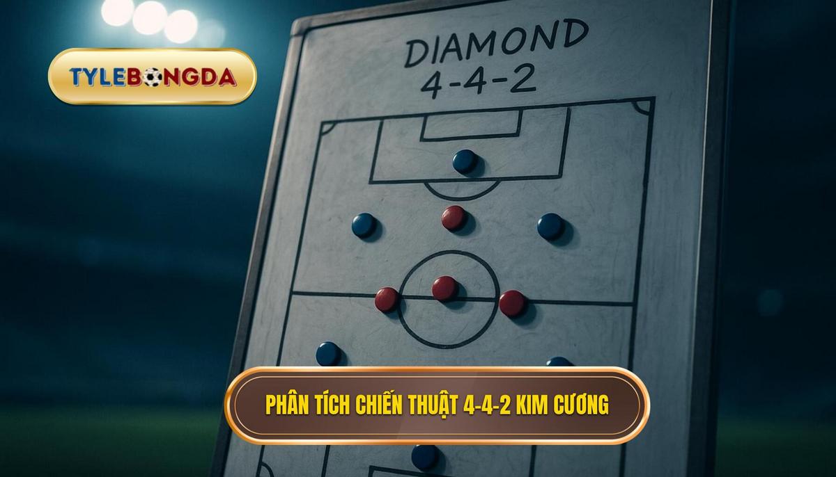 Phân tích chuyên sâu về Chiến thuật 4-4-2 kim cương